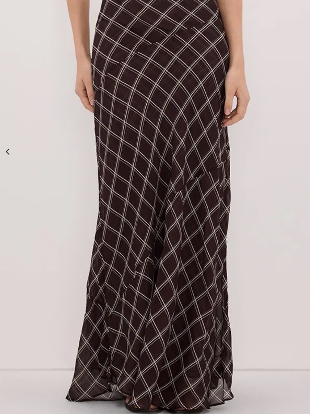 Arlington Choc Midi Skirt by Dissh